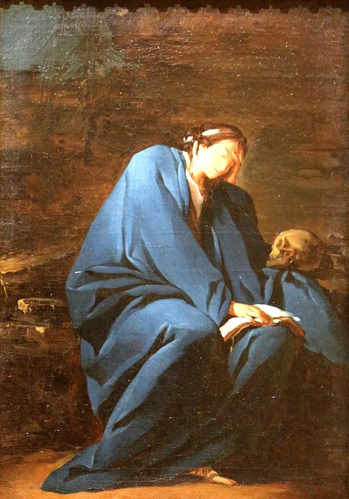 Jean François Pierre Peyron 20 Santa Maddalena in meditazione Musée Granet