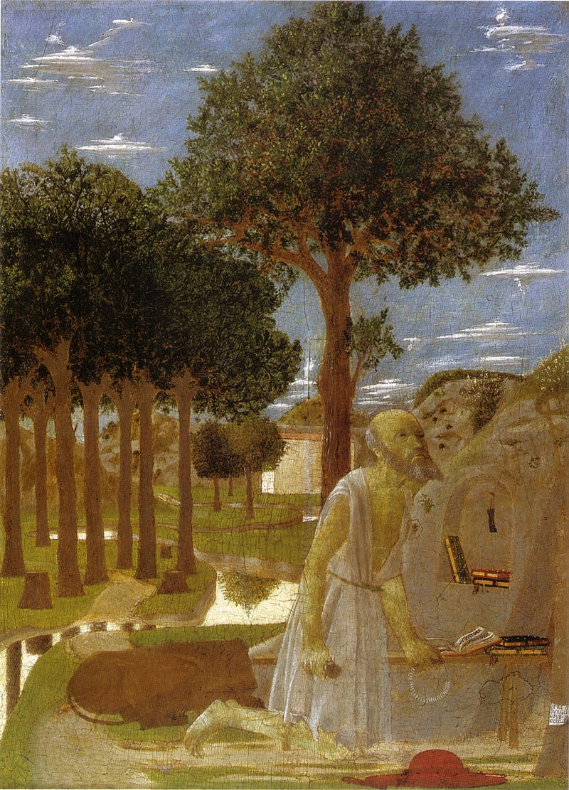 San Girolamo penitente - 1450, gemaeldegalerie Berlino, wiki