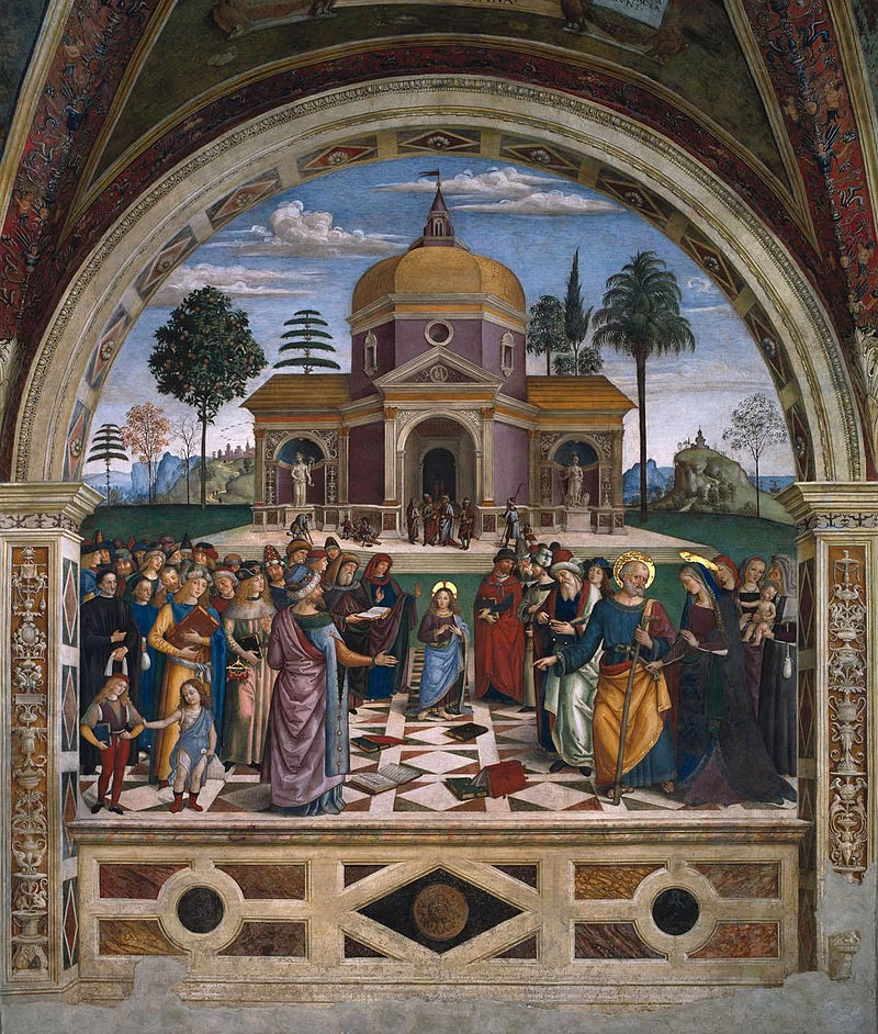 Cappella Baglioni, Disputa di Gesù coi dottori (1500 circa - 1501)