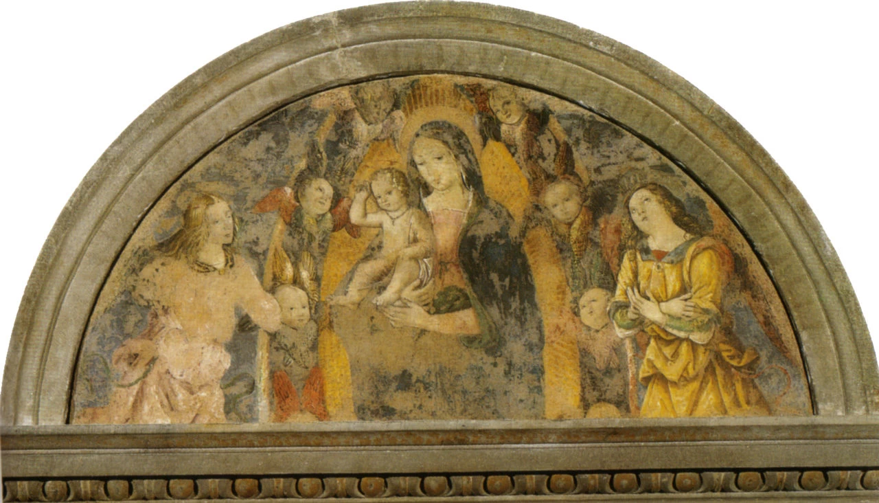 Madonna col Bambino e angeli (1486), palazzo dei Priori, Perugia