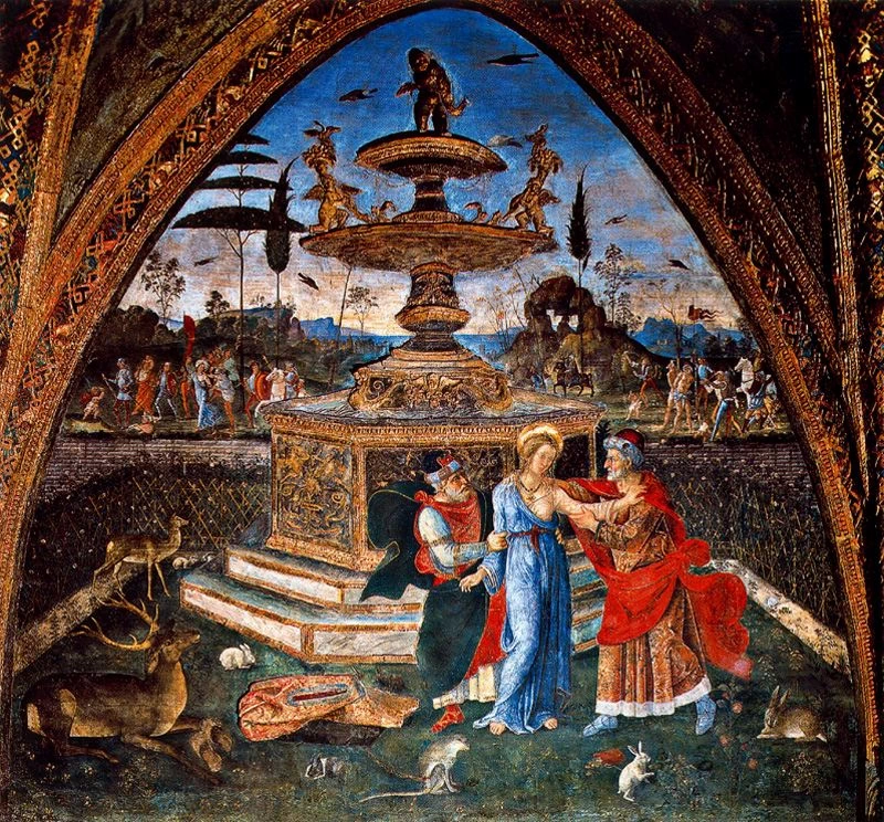 Appartamento Borgia, Susanna e i vecchioni (1492 - 1494)