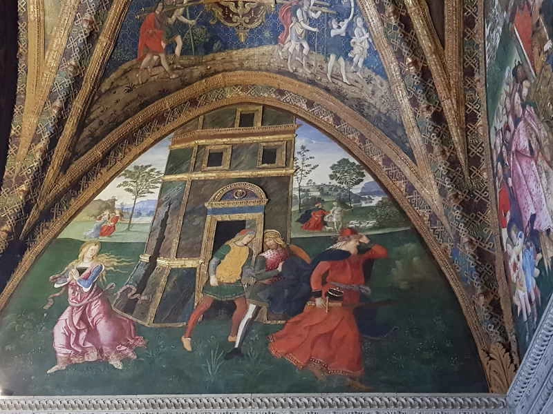 Sala dei Santi, Santa Barbara - Appartamento Borgia, Roma