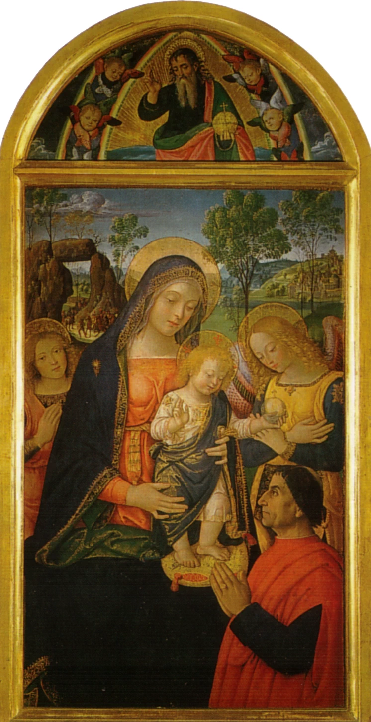 Madonna della pace, 1490 c. - Sanseverino Marche