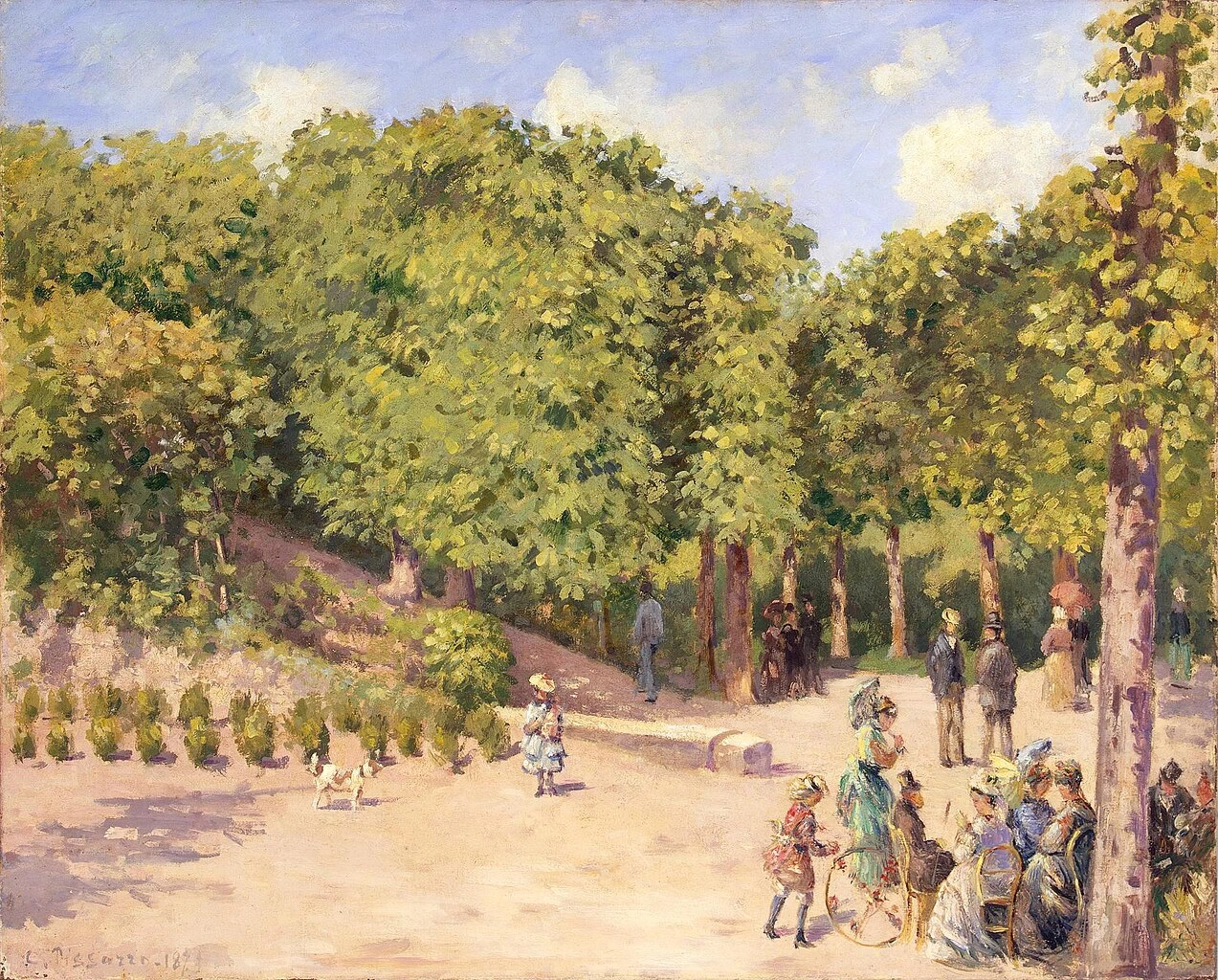 Jacob Abraham Camille Pissarro 162 Parco comunale di Pontoise Hermitage, San Pietroburgo