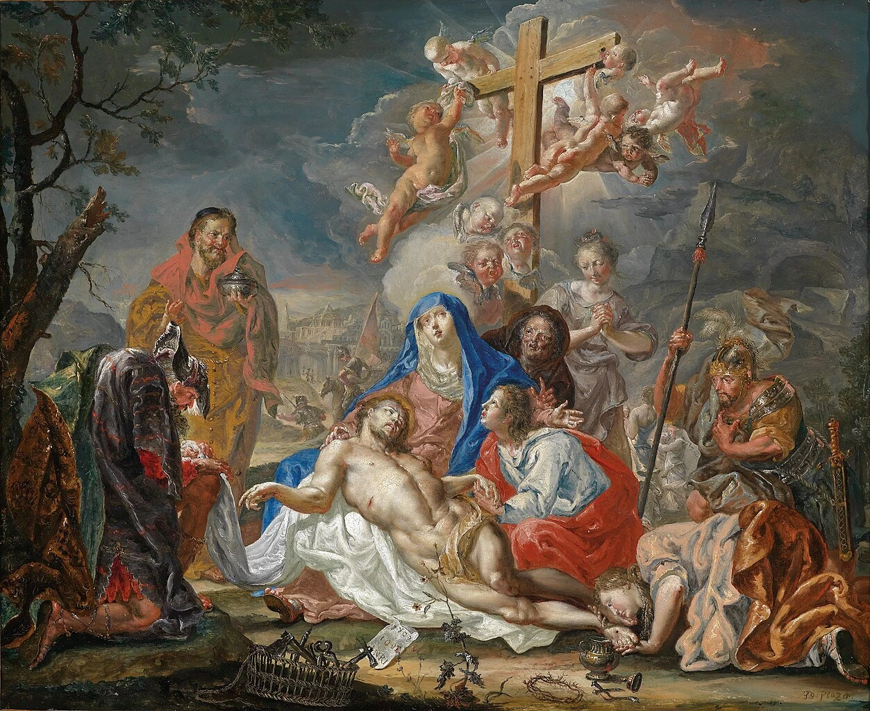 Johann Georg Platzer 24 Compianto sul corpo di Cristo