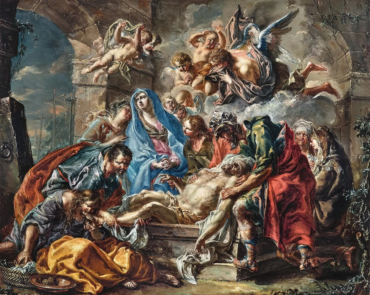 Johann Georg Platzer 71 La sepoltura di Cristo