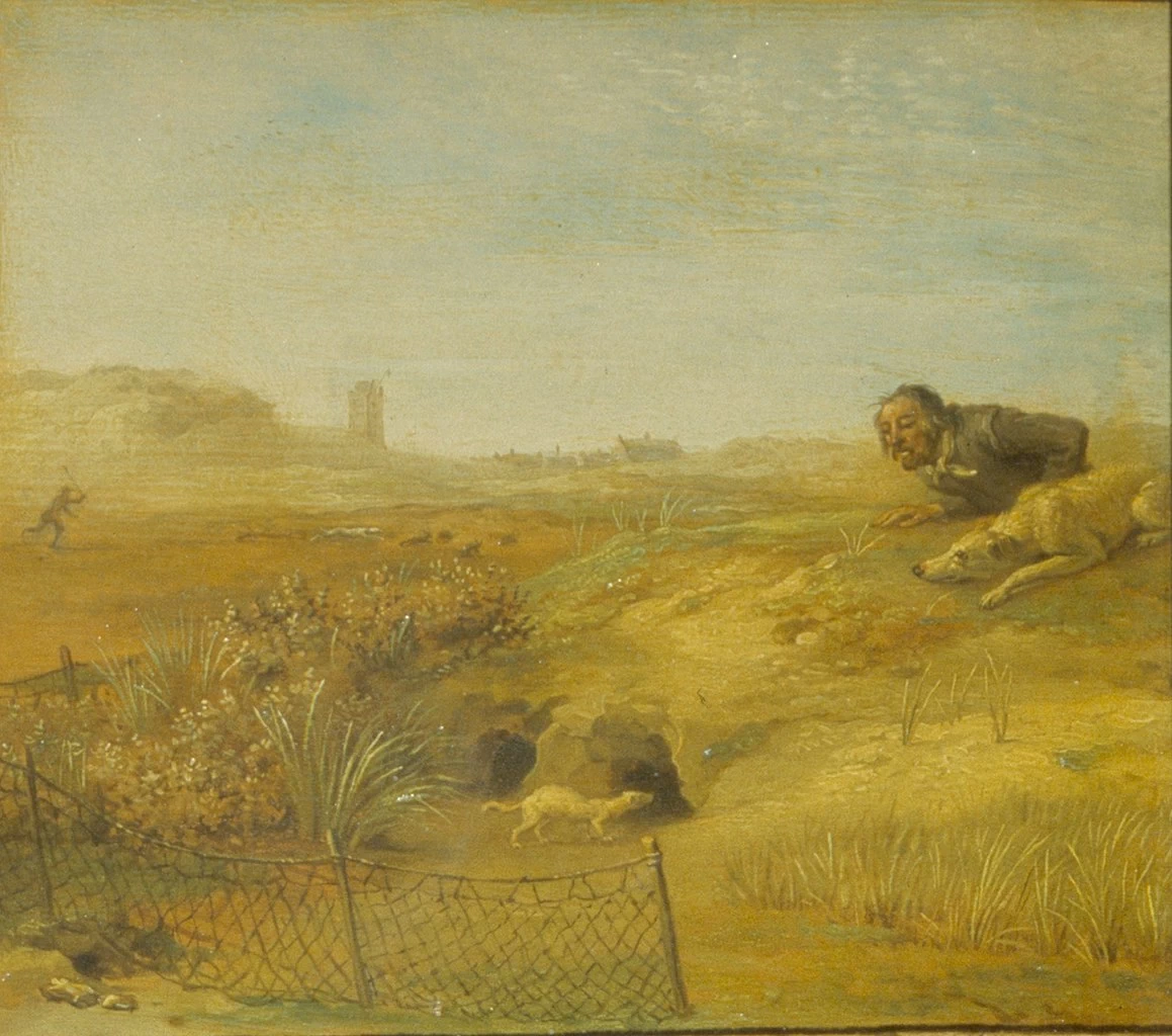 Paulus Potter 78 Punizione di un cacciatore Hermitage, San Pietroburgo dettaglio 8