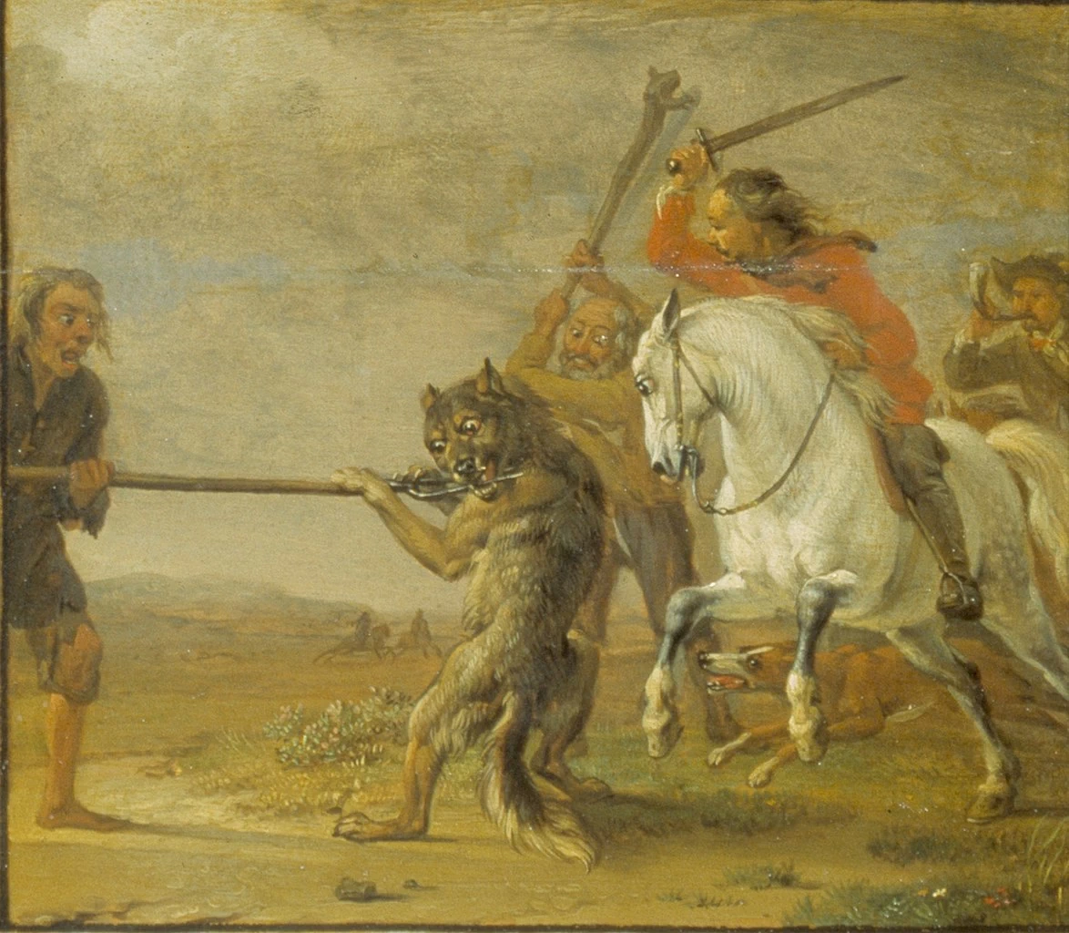 Paulus Potter 83 Punizione di un cacciatore Hermitage, San Pietroburgo dettaglio 13