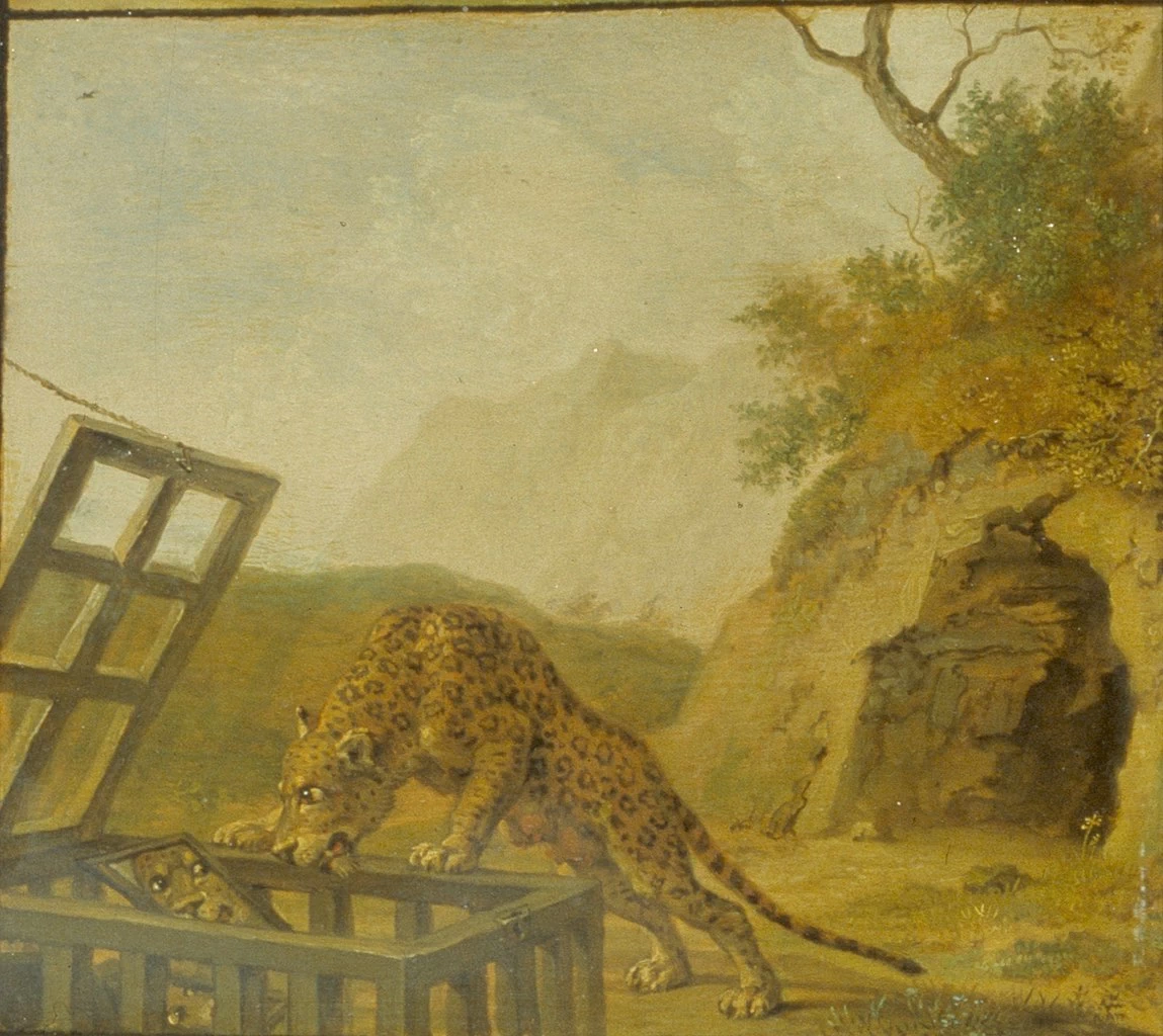Paulus Potter 84 Punizione di un cacciatore Hermitage, San Pietroburgo dettaglio 14
