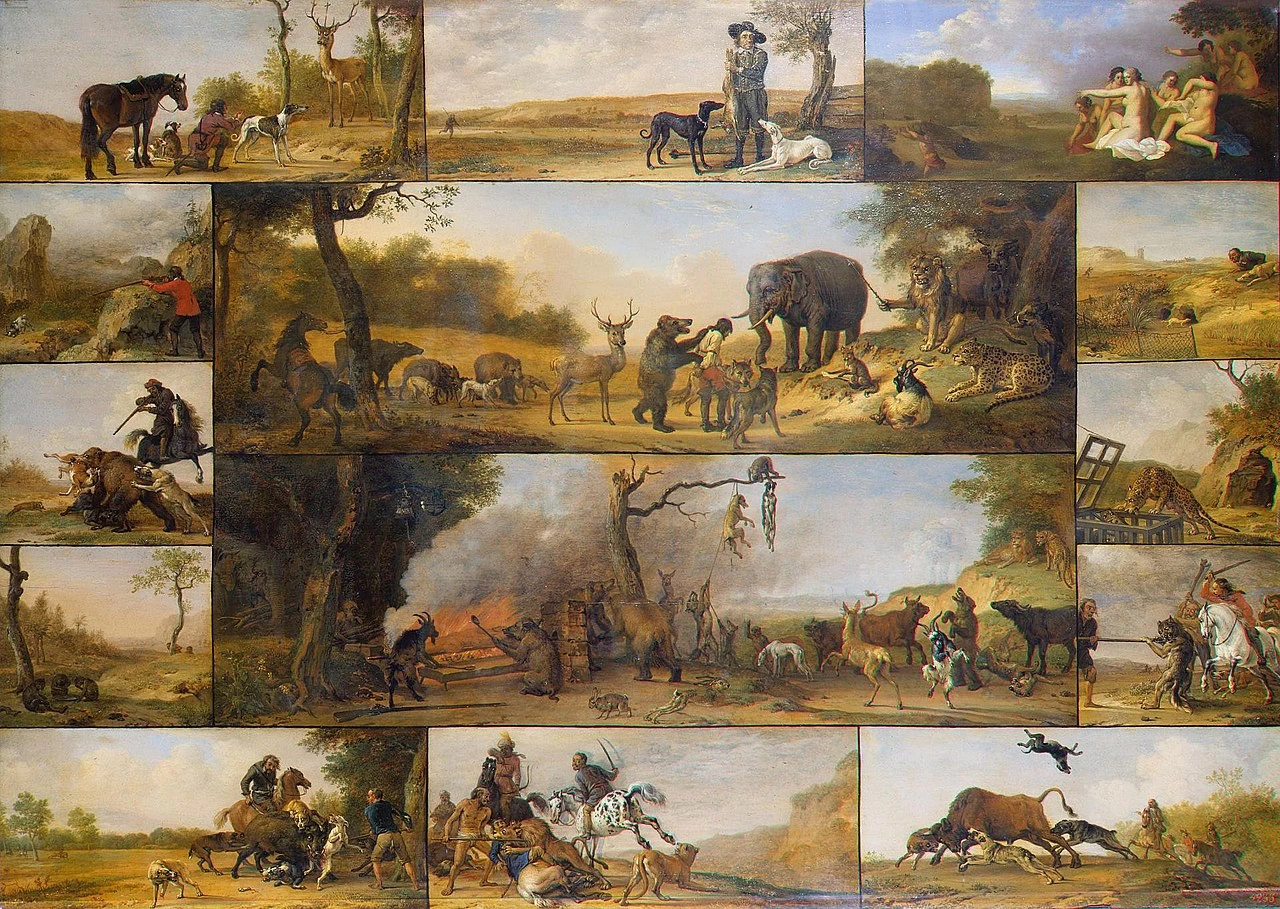Paulus Potter 87 Punizione di un cacciatore Hermitage, San Pietroburgo