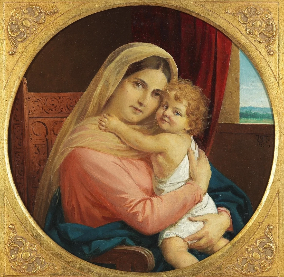 Uroš Predić 23 Madonna col Bambino, 1929