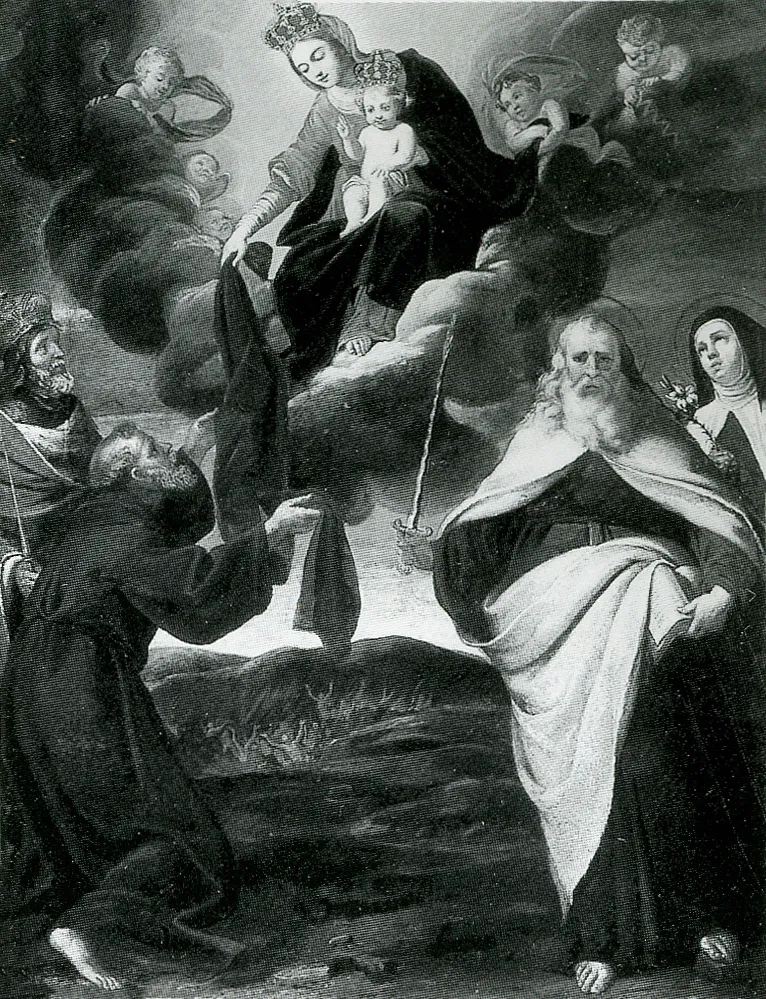 Mattia Preti 272 Madonna del Carmine con San Simone Stock, Elia, San Luigi di Francia e Santa Teresa d’Avila Cospicua, Malta