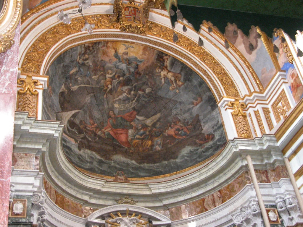 Mattia Preti 286 Naufragio di San Paolo Mdina, Malta