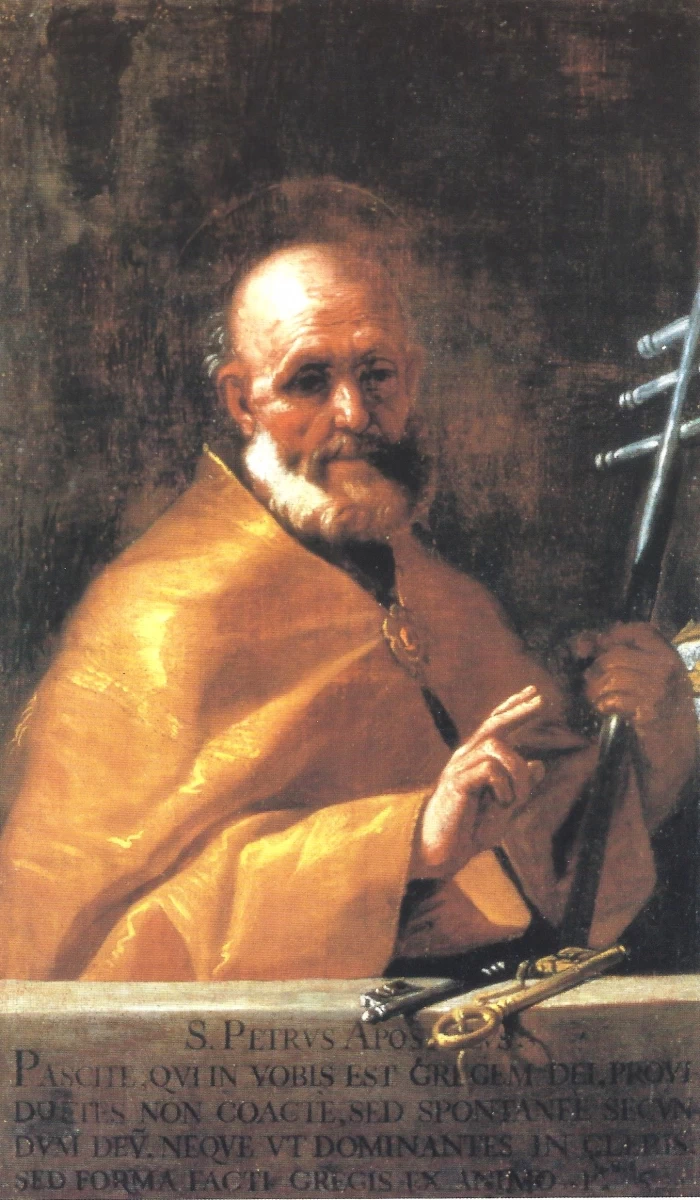Mattia Preti 317 San Pietro benedicente Rabat, Malta
