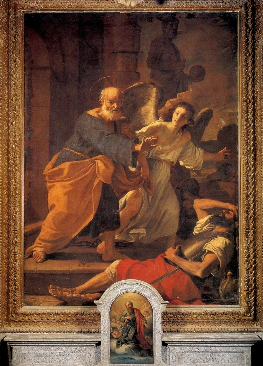 Mattia Preti 318 San Pietro liberato dal carcere La Valletta, Malta