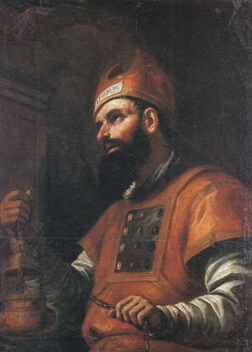 Mattia Preti 323 San Zaccaria offre l'incenso La Valletta, Malta