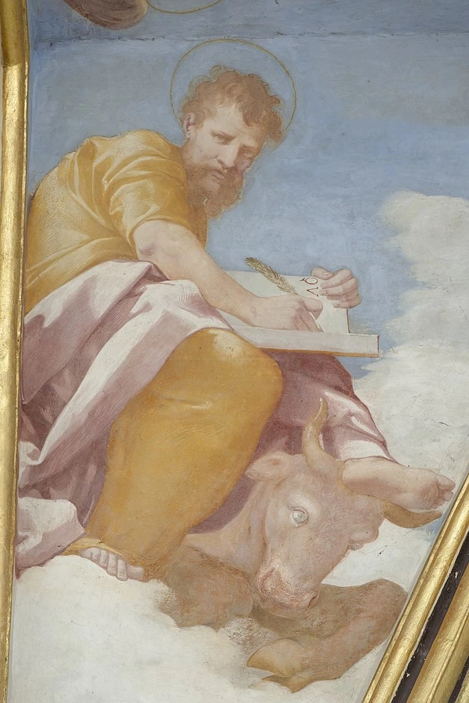 Francesco Primaticcio 158 San Luca evangelista Abbatye de Chaalis, Oise