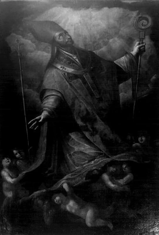 Giulio Cesare Procaccini 190 gloria di San Carlo Borromeo Genova attribuito