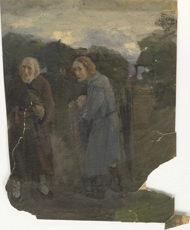 Paul Raud 16 Cristo in Betania Art Museum of Estonia's painting collection, Tallinn