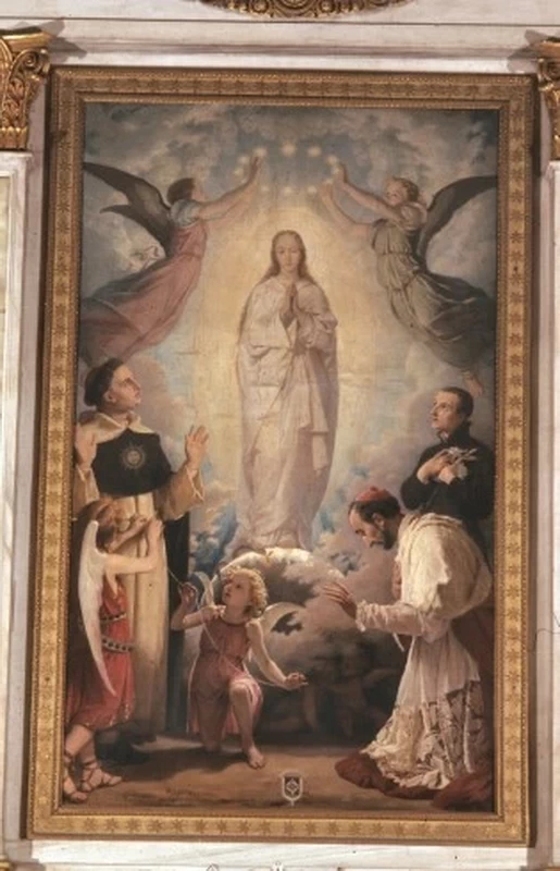 Enrico Reffo 16 Madonna immacolata e santi