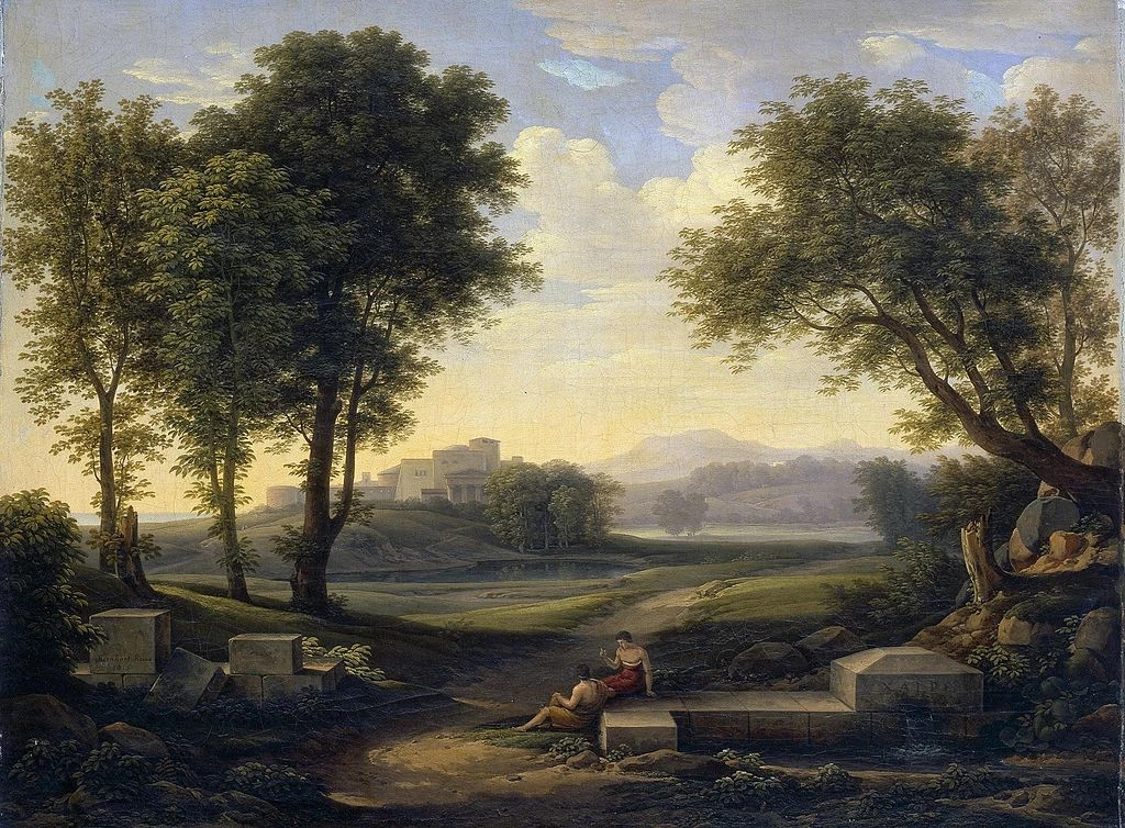 Johann Christian Reinhart 22 Paesaggio ideale Hermitage, San Pietroburgo