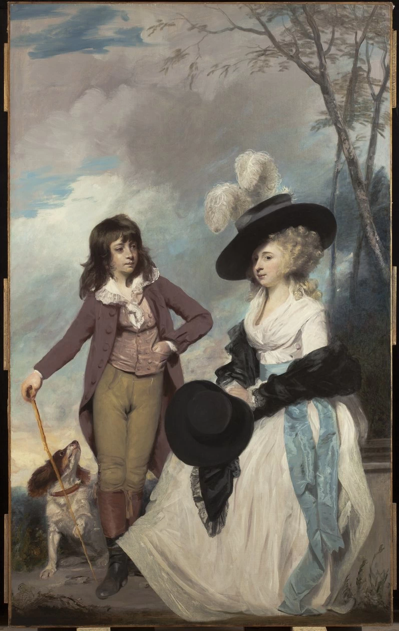 Joshua Reynolds 123 Ritratto di Maria Marow Gideon e suo fratello, William