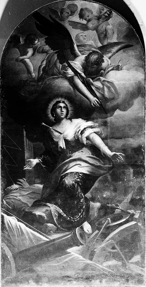 Pietro Ricchi 44 Martirio di santa Barbara Scuola Grande di S. Giovanni Evangelista, Venezia