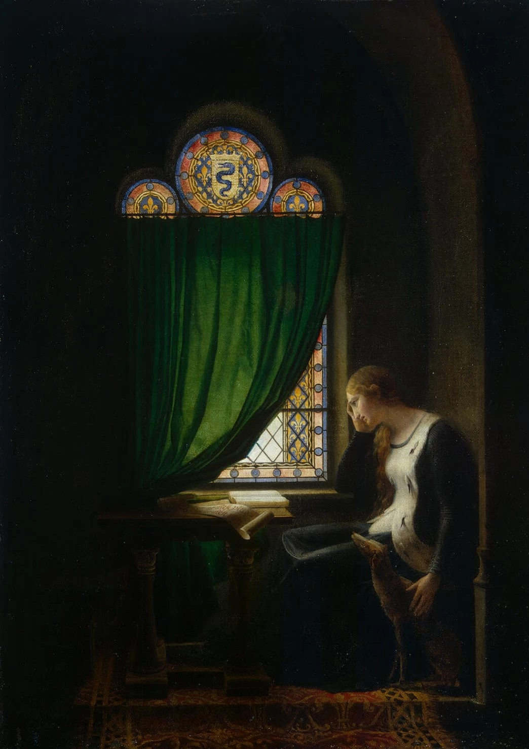 Fleury François Richard 30 Valentina di Milano in lutto per la morte del marito Hermitage, San Pietroburgo