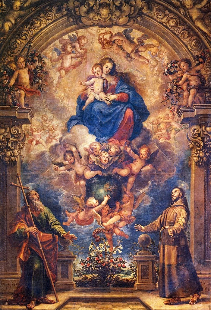 Francisco Rizi 22 La Vergine col Bambino, San Filippo e San Francesco