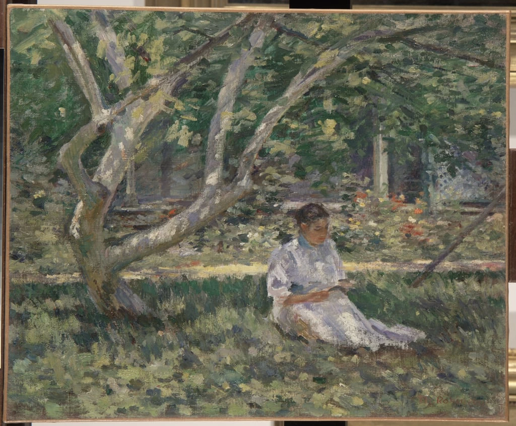 Theodore Robinson 56 Nettie in lettura, 1894 Huntington Library and Art Gallery, San Marino, CA