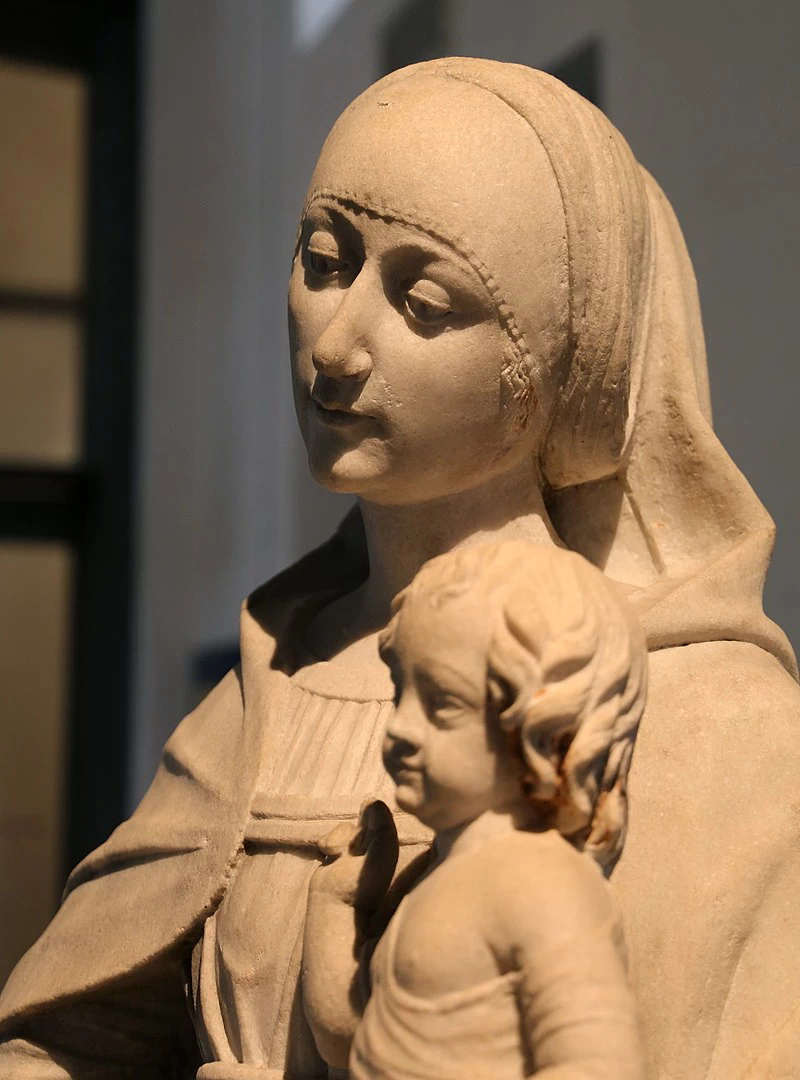 Madonna col Bambino - dettaglio, Museo diocesano di Milano