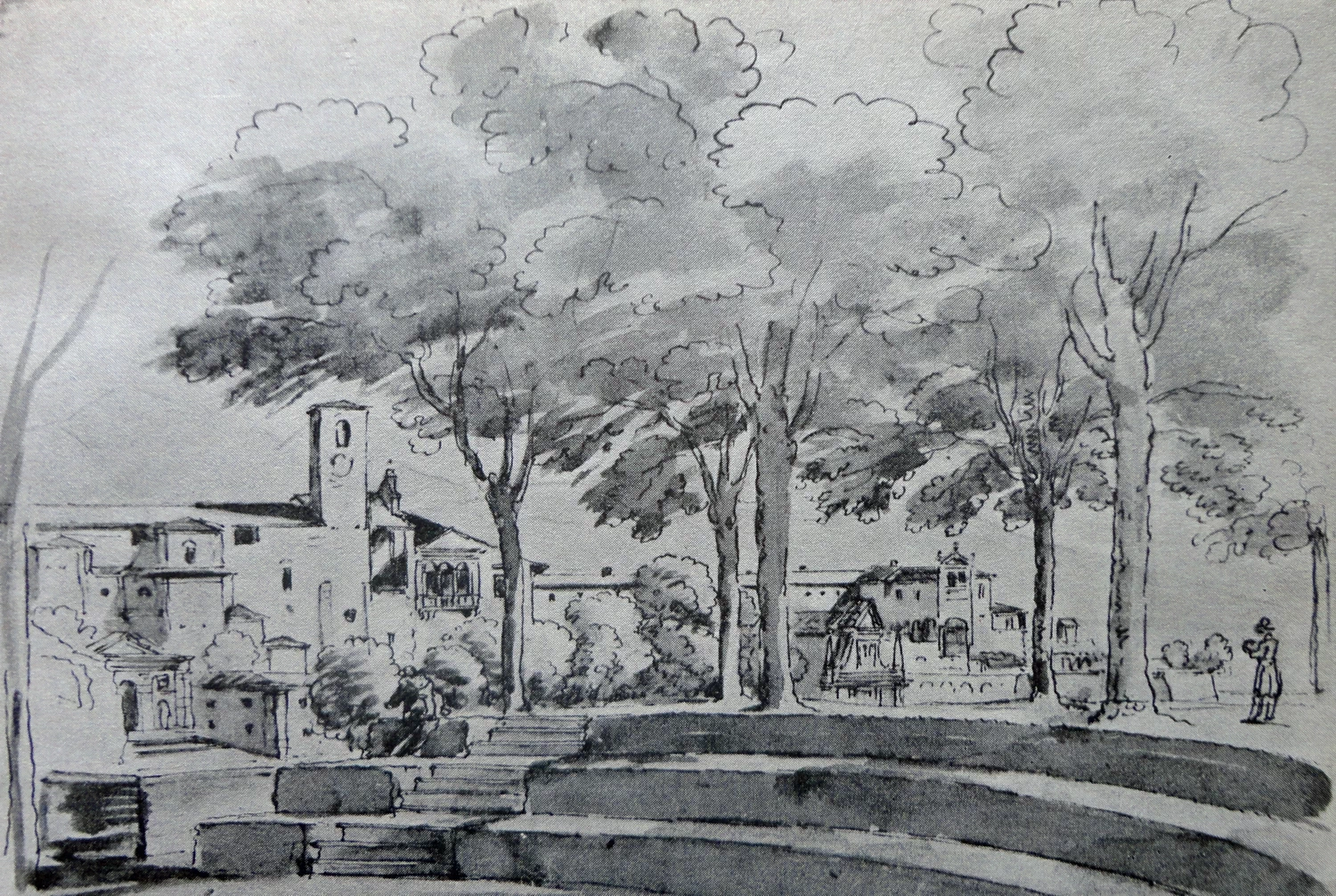 Pietro Ronzoni 44 Complesso di Sant'Agostinono, veduta meridionale dall'anfiteatro del Baluardo di San Michele 1 Università degli Studi, Bergamo