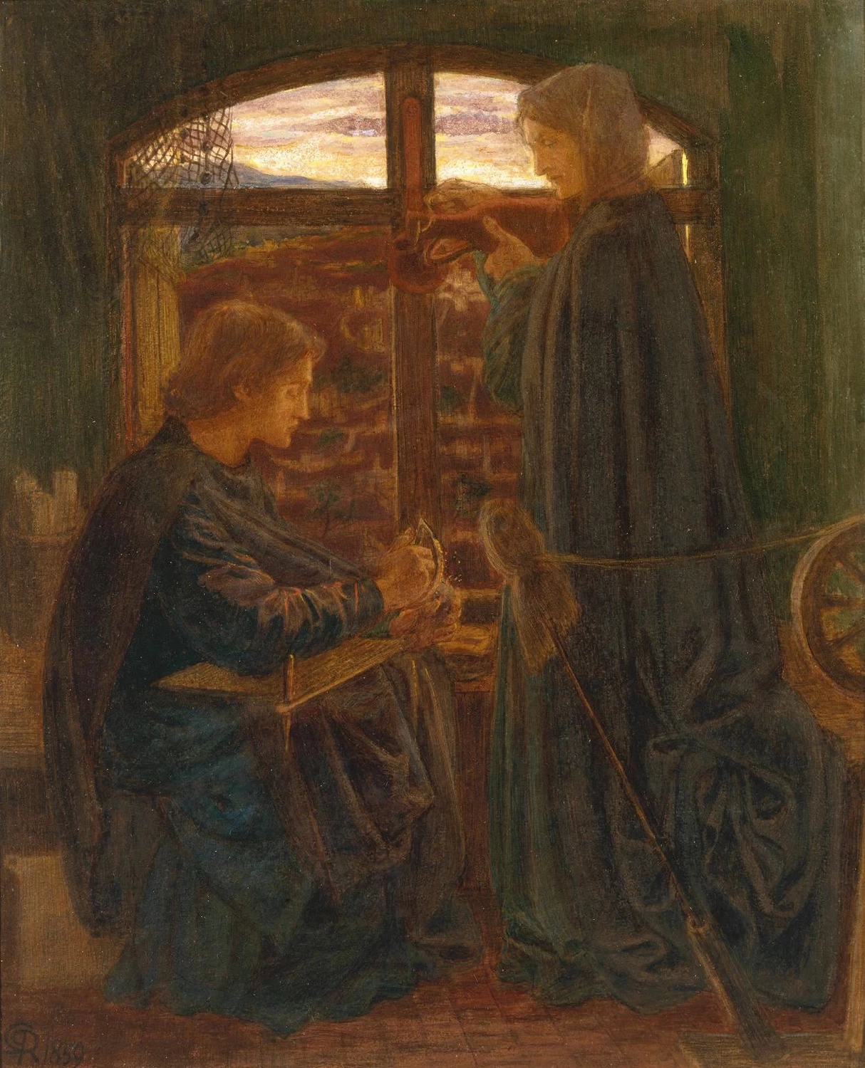 Dante Gabriel Rossetti 106 Maria in casa di Giovanni (1859) Tate Britain, Londra