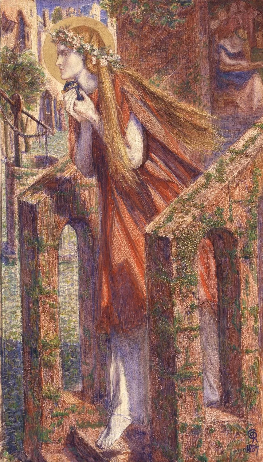 Dante Gabriel Rossetti 109 Maria Maddalena esce di casa banchettando Tate Britain, Londra