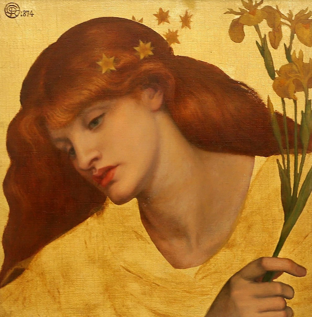 Dante Gabriel Rossetti 151 Sancta Lilias Tate Britain, Londra
