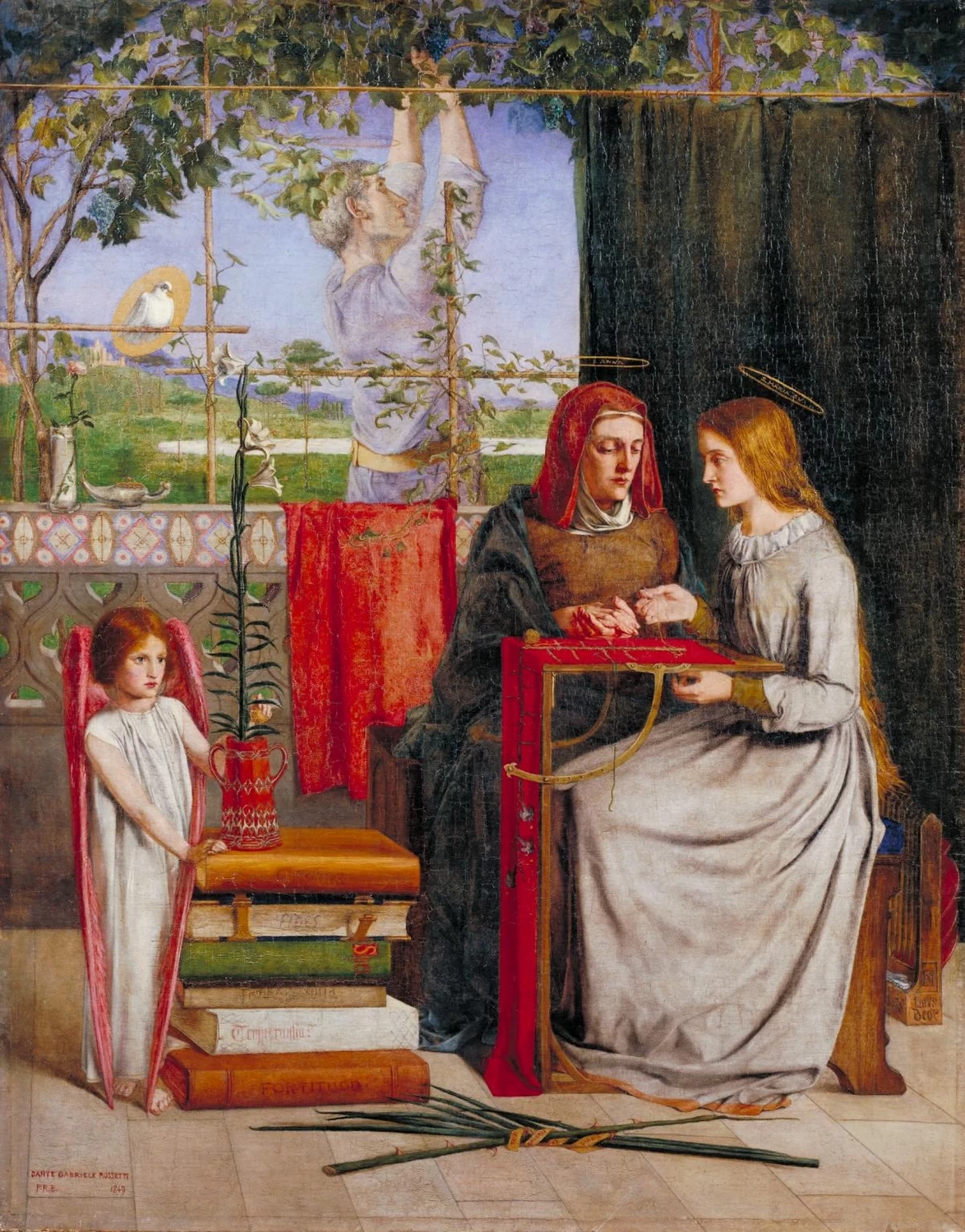 Dante Gabriel Rossetti 99 L'infanzia di Maria Vergine Tate Britain, Londra