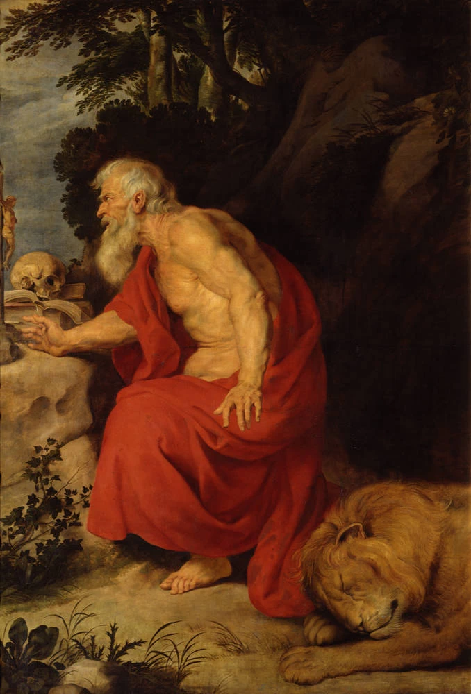 403 Pieter Paul Rubens San Girolamo Gemaldegalerie Alte Meister, Dresda