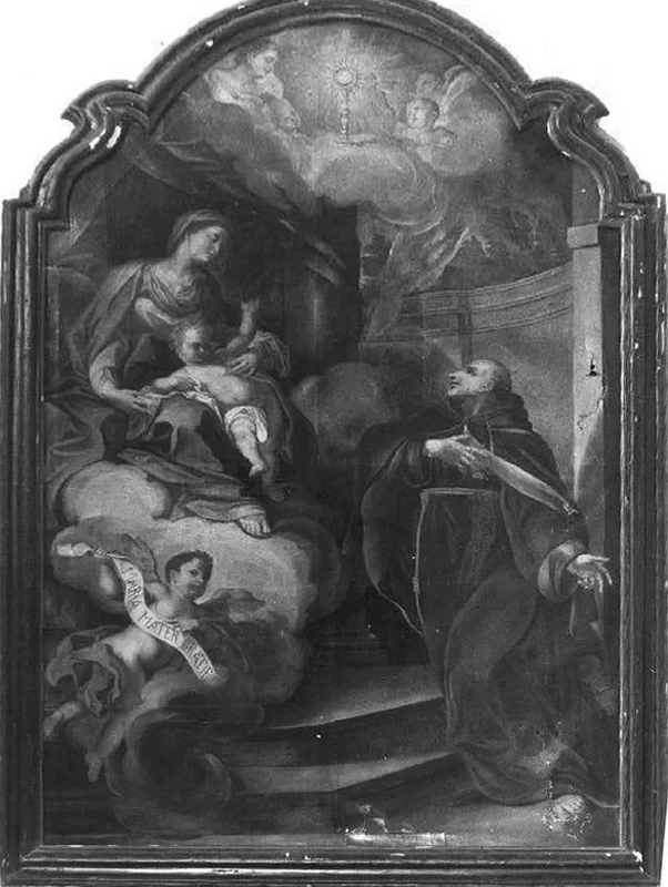 Clemente Ruta 19 Madonna con Bambino e San Pasquale Baylon Busseto, Parma