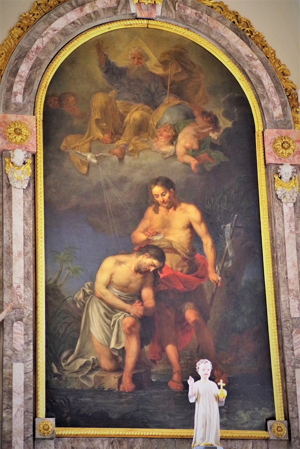 Johann Rasso Januarius Zick 7 Battesimo di Cristo
