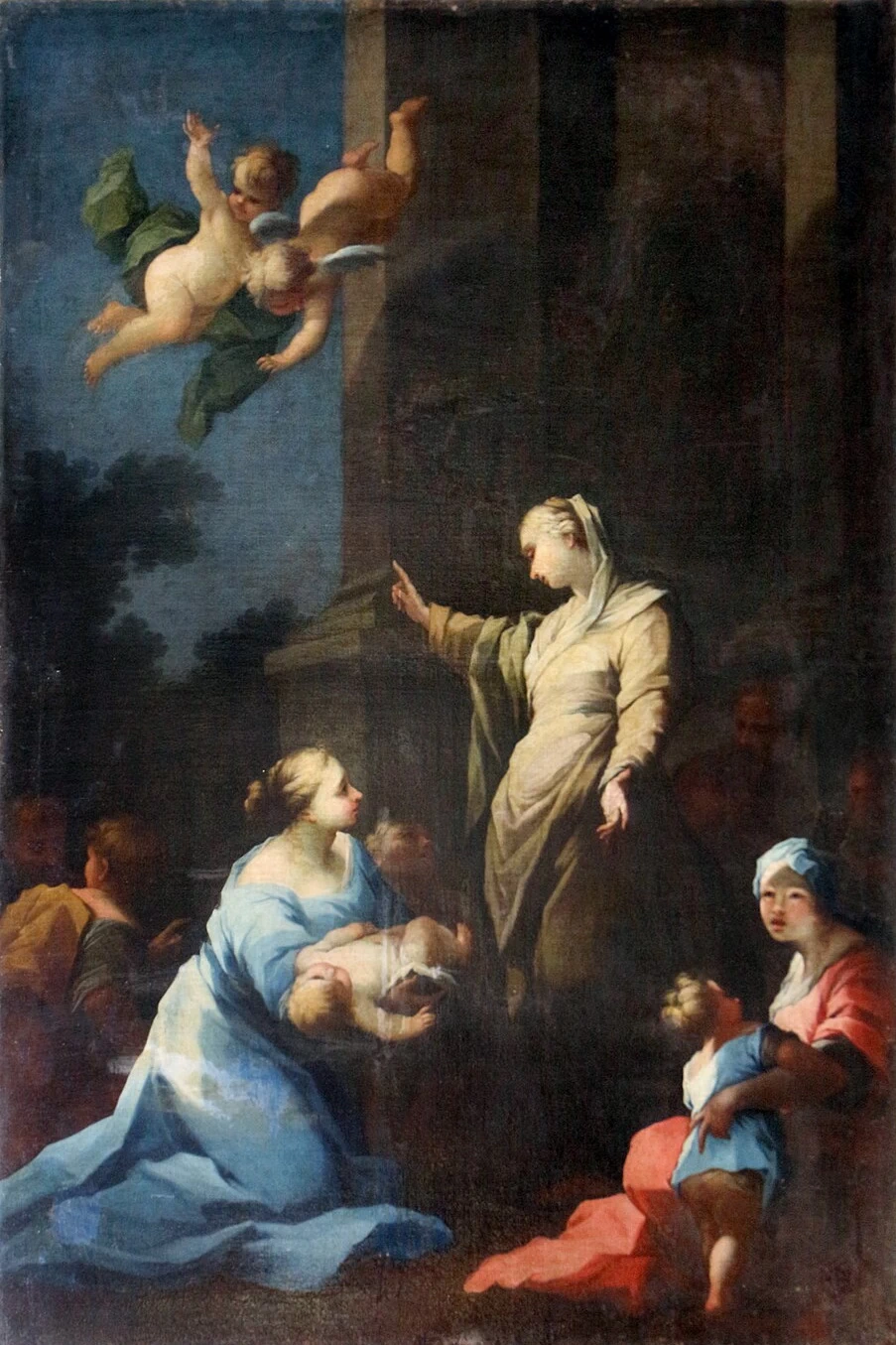 Episodi della vita di Santa Verdiana. Guarigione di un fanciullo Collegiata dei Santi Lorenzo e Leonardo