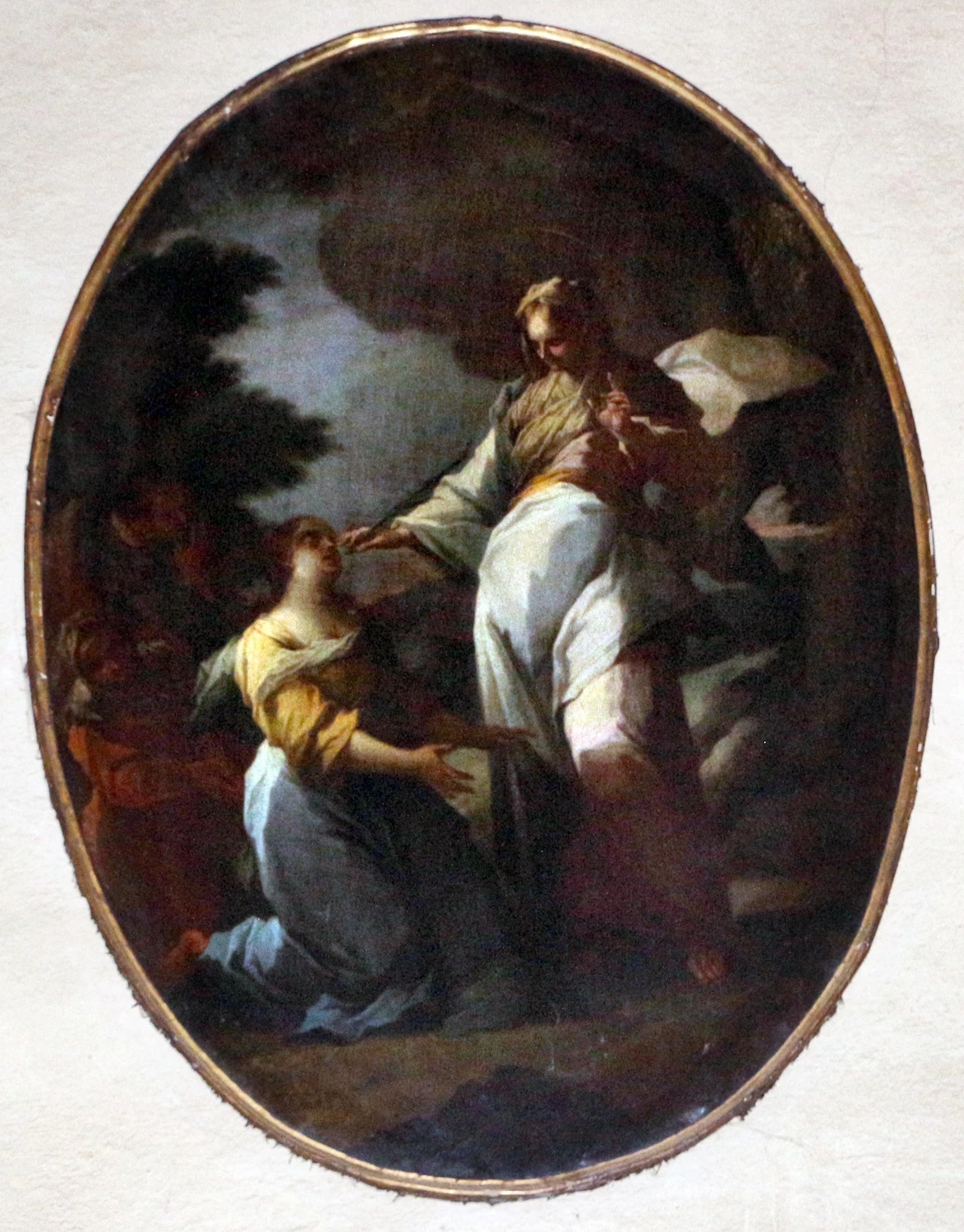 Episodi della vita di Santa Verdiana. Guarigione di una cieca Collegiata dei Santi Lorenzo e Leonardo