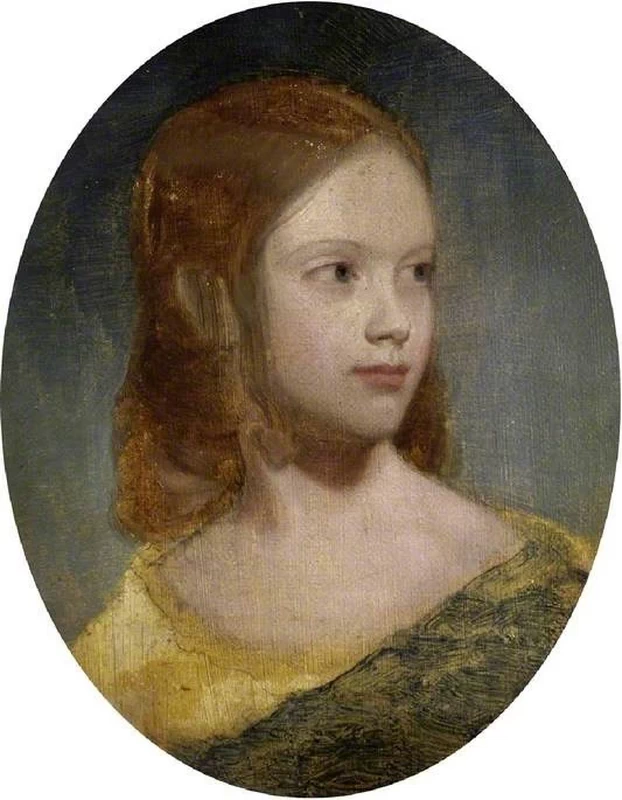 Frederick Sandys 64 Ritratto di Emma Sandys, la sorella dell'artista Fitzwilliam Museum, Cambridge