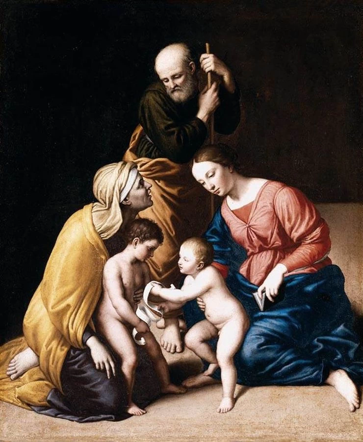 Giovanni Battista Salvi, detto il Sassoferrato 130 Sacra Famiglia con il Bambino San Giovanni Battista e Santa Elisabetta