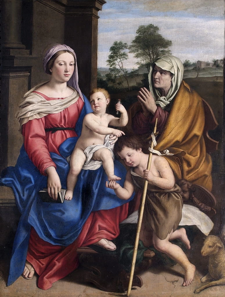 Giovanni Battista Salvi, detto il Sassoferrato 30 La Vergine e il Bambino con Santa Elisabetta e il Bambino San Giovanni 1