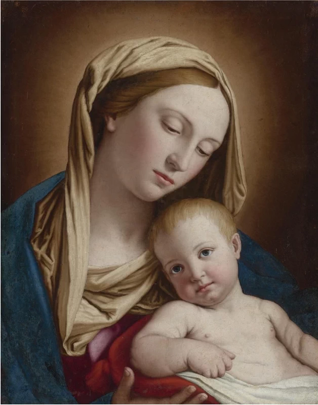 Giovanni Battista Salvi, detto il Sassoferrato 54 Madonna col Bambino 1