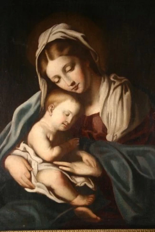 Giovanni Battista Salvi, detto il Sassoferrato 66 Madonna col Bambino dormiente in braccio