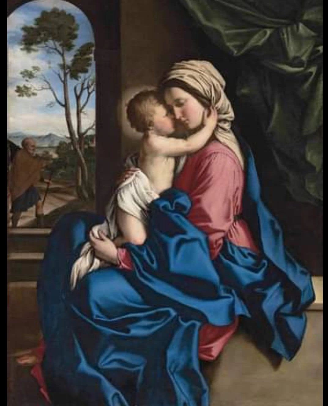 Giovanni Battista Salvi, detto il Sassoferrato 73 Madonna col Bambino in interno coll privata