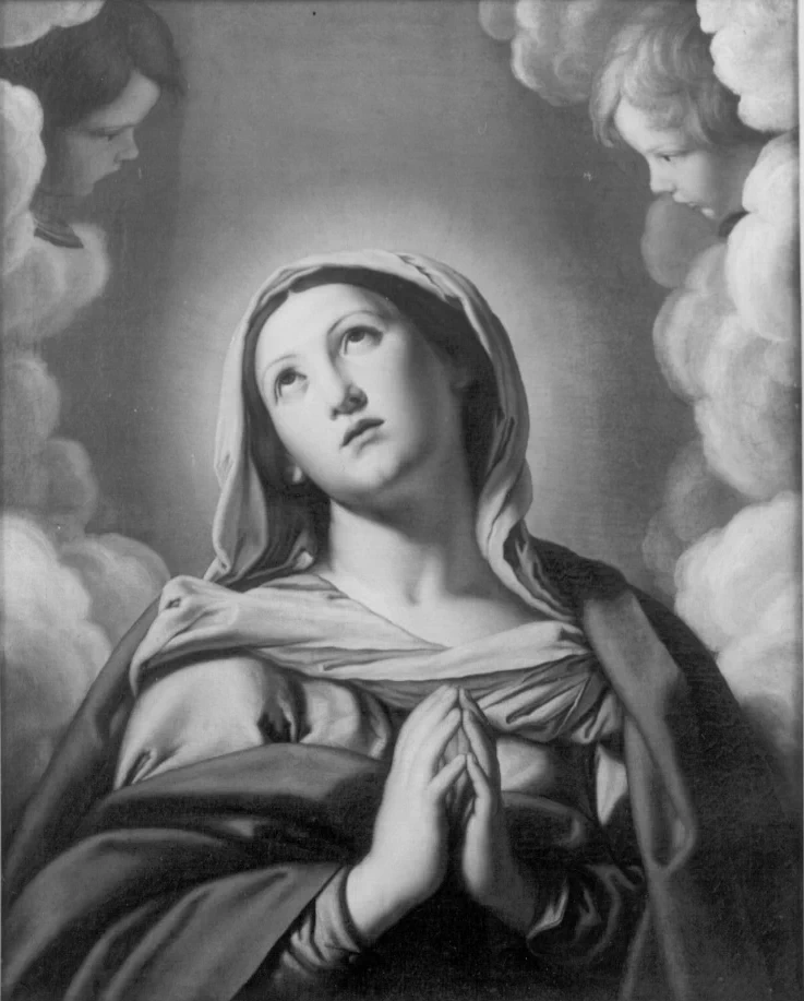 Giovanni Battista Salvi, detto il Sassoferrato 77 Madonna con angeli Pinacoteca dell'Accademia Albertina, Torino