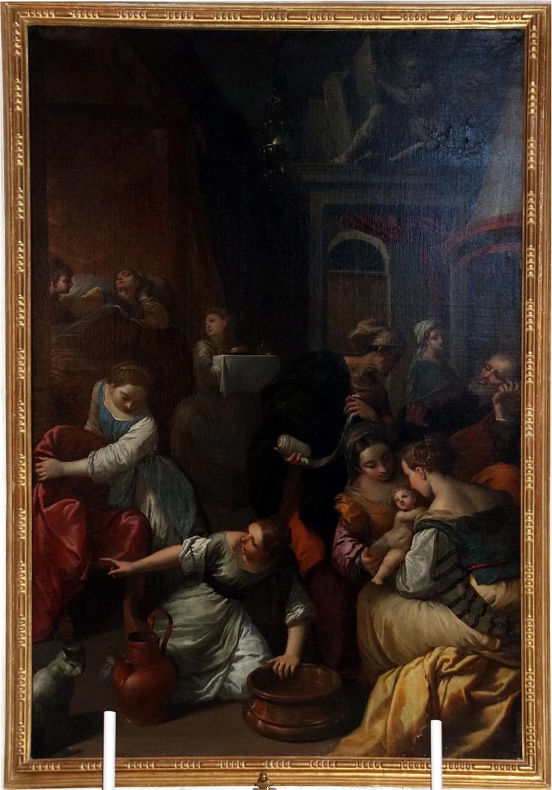 Nascita di Maria Vergine, 1605, Pieve di Cento, Collegiata di Santa Maria Maggiore