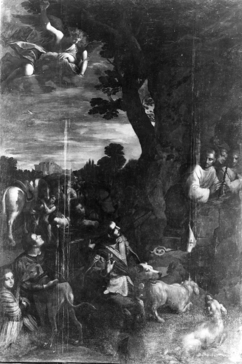 San Brunone nell' eremo di Squillace rintracciato dal Conte Ruggero di Sicilia - Palazzo dei Diamanti, Ferrara